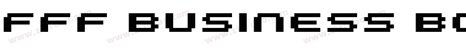 FFF Business Bold Extended字体转换